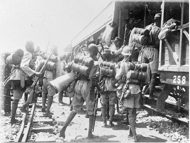 Solidiors Boarding Train